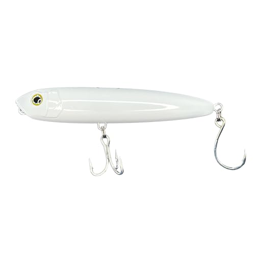 X-Walk™ Topwater Lure - color: White, size: 6" | 2oz