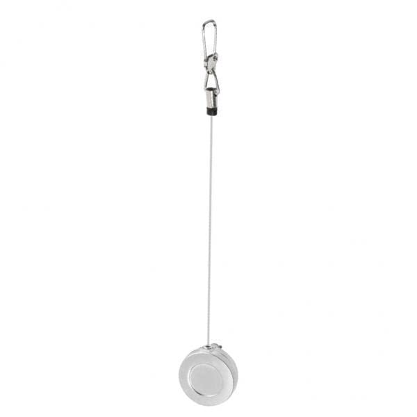 Menolana 8 Silver Retractor Fishing Zinger Clip Keeper Gear Stainless Steel