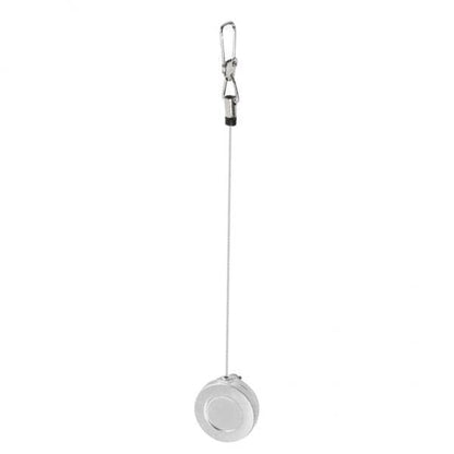 Menolana 8 Silver Retractor Fishing Zinger Clip Keeper Gear Stainless Steel