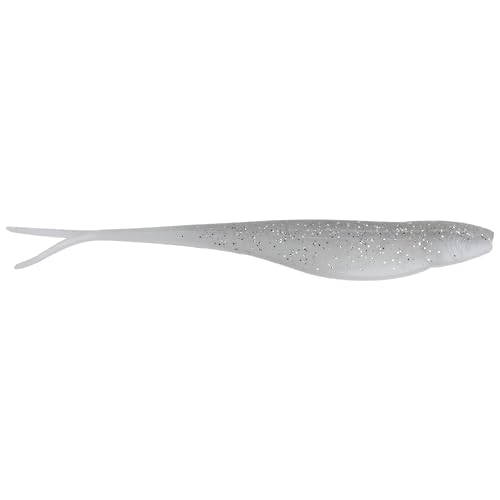 Strike King 3X Z Too Soft Jerkbait Fishing Lure, 5", Salt-Impregnated - color: Ice, size: 3"