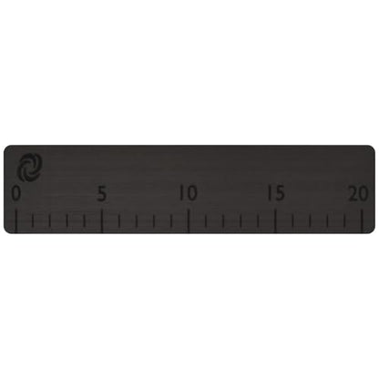 20" Fish Ruler for Boats, Laser Engraved Peel and Stick EVA Foam Fish Measuring Board, Fishing Measurement Tape for Fishing Boats, Yachts, Kayaks (Charcoal) - color: Charcoal