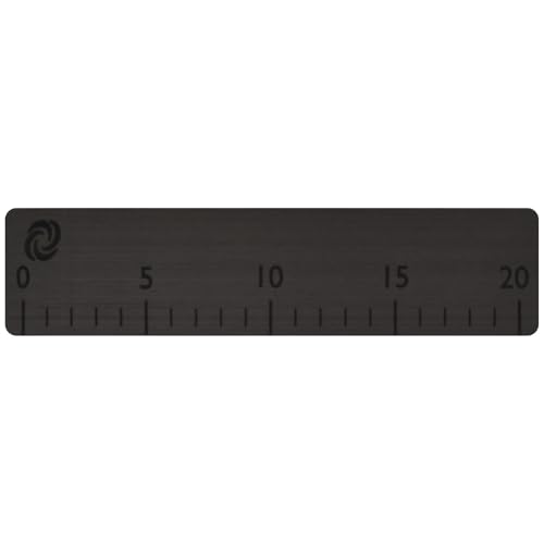 20" Fish Ruler for Boats, Laser Engraved Peel and Stick EVA Foam Fish Measuring Board, Fishing Measurement Tape for Fishing Boats, Yachts, Kayaks (Charcoal) - color: Charcoal