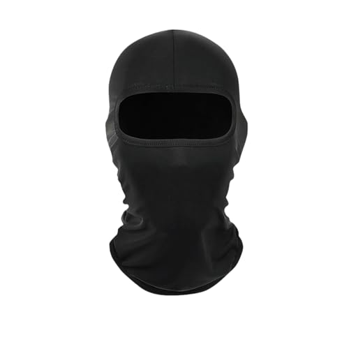 2 Pieces Thin Balaclava Ski Mask Head Mask Full Face Mask Windproof Sun UV Protection Hood for Women Men - color: Black+white