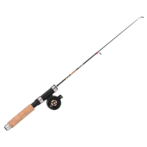 A Fishing Rod Set with an Ultra-Short Portable Reel, Lightweight for Winter Outdoor Ice, Ultra-Short Telescopic Ice Rod Set. - color: Wood Color