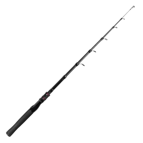 Telescopic Fishing Rod, Collapsible Fishing Rod Portable Spinning Pole for Saltwater and Freshwater, Carbon Fiber Lightweight and Compact Design - size: 6.9 feet