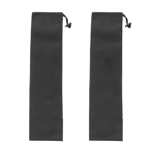 Toddmomy 2PCS tent pole bag fishing rod bag tent pole storage bag outdoor awning portable clothesline hiking poles bag pole carry bag portable storage pouch fishing rod pouch camping cane