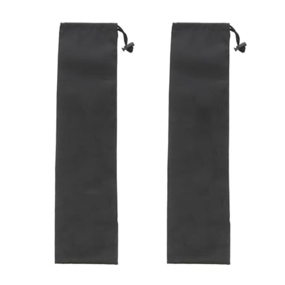 Toddmomy 2PCS tent pole bag fishing rod bag tent pole storage bag outdoor awning portable clothesline hiking poles bag pole carry bag portable storage pouch fishing rod pouch camping cane