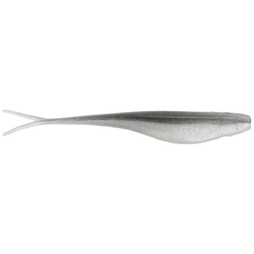 Strike King 3X Z Too Soft Jerkbait Fishing Lure, 5", Salt-Impregnated - color: Gray Glimmer Pearl Belly, size: 5"