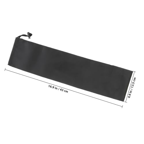 Toddmomy 2PCS tent pole bag fishing rod bag tent pole storage bag outdoor awning portable clothesline hiking poles bag pole carry bag portable storage pouch fishing rod pouch camping cane