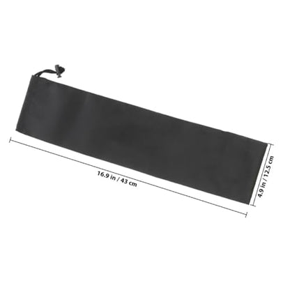 Toddmomy 2PCS tent pole bag fishing rod bag tent pole storage bag outdoor awning portable clothesline hiking poles bag pole carry bag portable storage pouch fishing rod pouch camping cane