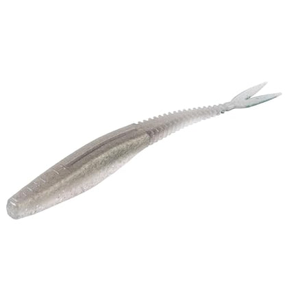 Strike King Mach Skooler Fishing Lure, Soft Plastic Jerkbait, Heavily Salted, Sleek Design, Erratic Action - color: Tennessee Shad, size: 5"