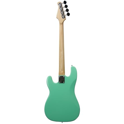 Sawtooth EP Series Electric Bass Guitar, Surf Green w/Pearl Pickguard - color: Surf Green, style: Right Hand