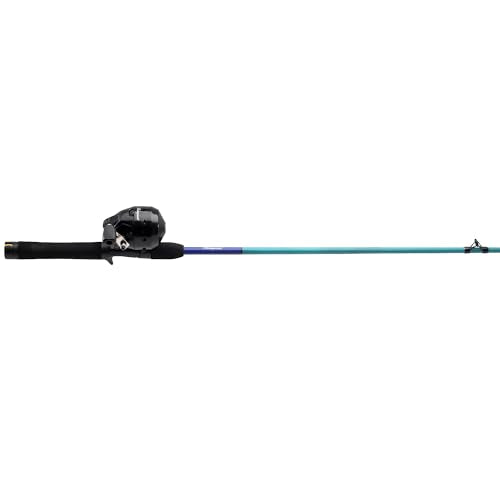 Shakespeare Catch More Fish Spincast Reel and Fishing Rod Combo with Kit - color: Lake/Pond - Green, style: 2024 Model