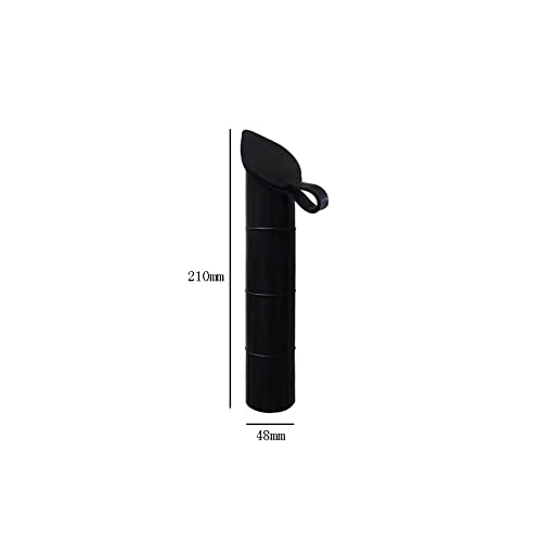 lasenersm 2 Pieces Fishing Rod Holder Inserts Rubber 30 Degree Fishing Rod Holder Inner Sleeve Tube Rubber Inner Tube Sleeve Cover, Black - size: no