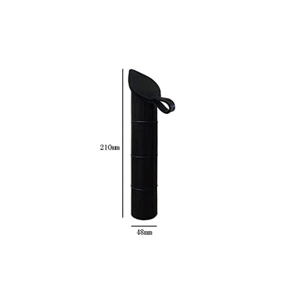 lasenersm 2 Pieces Fishing Rod Holder Inserts Rubber 30 Degree Fishing Rod Holder Inner Sleeve Tube Rubber Inner Tube Sleeve Cover, Black - size: no