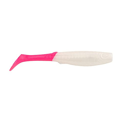Berkley Gulp! Paddleshad Fishing Soft Bait - color: Pearl White/Pink, size: 4"