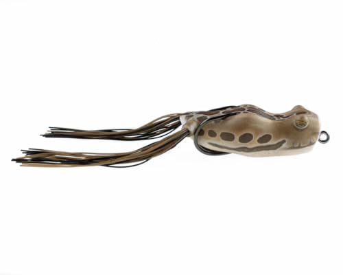 SNAG Proof Smash Mouth Popping Frog | Hollow Body Topwater Frog Lure | Toxic Toad, 2.5-Inch, 5/8 oz