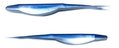 Phat Pak Baits - Drunkin Shad Zoom Super Fluke Style Soft Jerkbait 5" 20ct Soft Plastic Bass Fishing Lure - color: Pro Blue Pearl