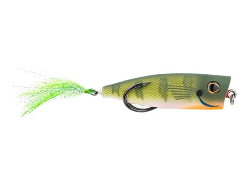 SNAG Proof Zoo Pop Topwater Lure | Weedless Design for Bass Fishing | Dark Gill, 3/8 oz.