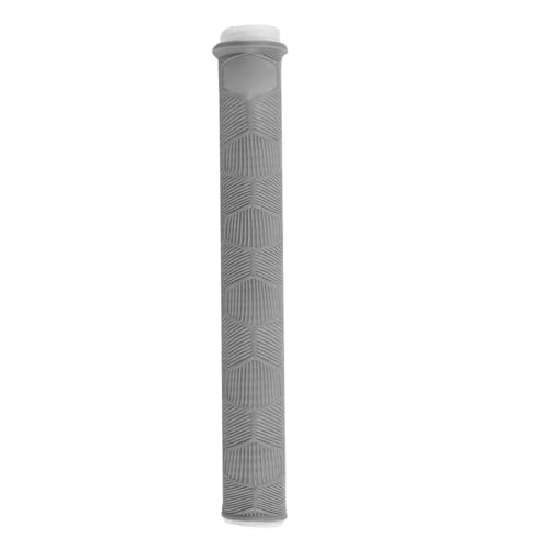 Fishing Rod Handle Cover, Silicone Fishing Pole Tube Sleeve with Non-Slip Design for 13mm-37mm Handle - color: Gray