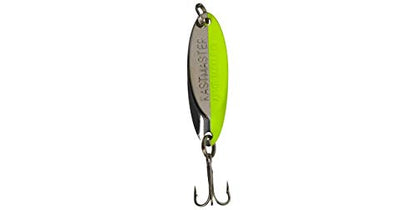 Acme Kastmaster Fishing Lure Hammered Gold 1 Oz - color: Chrome Chartreuse, size: 1/2 oz.