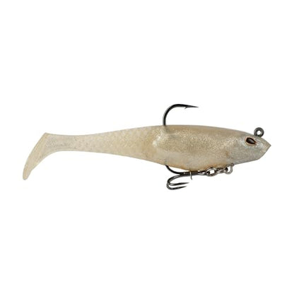 Berkley PowerBait Saltwater Pre-Rigged Cullshad Fishing Soft Bait - color: Cold Beer, size: 4 in (0.5 oz)