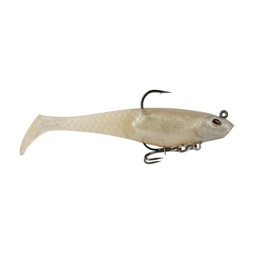 Berkley PowerBait Saltwater Pre-Rigged Cullshad Fishing Soft Bait - color: Cold Beer, size: 6 in (1.625 oz)