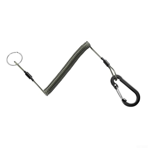 For Fishing Magnetic Release Clip and 1 5m Lanyard, Ideal for For Fishing Nets and Pliers, Enhanced Steel Wire Performance (1.5M)