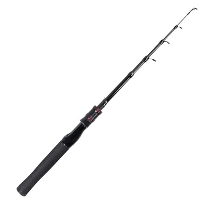 Telescopic Fishing Rod, Collapsible Fishing Rod Portable Spinning Pole for Saltwater and Freshwater, Carbon Fiber Lightweight and Compact Design - size: 4.9 feet