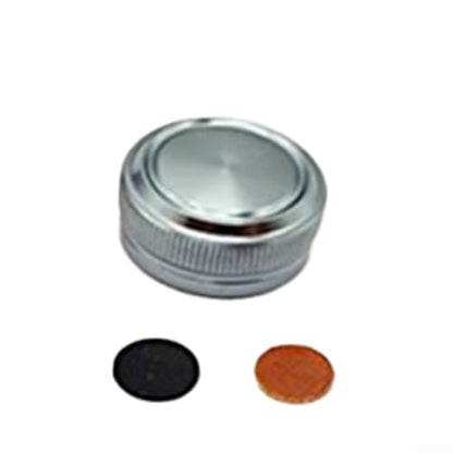 Fishing Reel Tension Knob Cap, Baitcaster Tension Knob, Aluminum Alloy Accessory Adjustment Brake Component With Knurled Threads For Metanium Baitcast Reel(black) - color: black