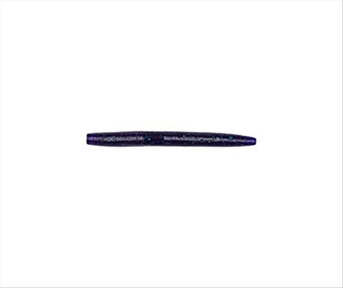 Yamamoto Senko Soft Plastic Worm Easy to Use Bass Fishing Stick Bait Lures - color: CHARTREUSE W/ LARGE BLACK FLAKE, size: 6 Inch