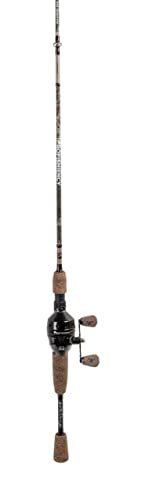 ProFISHiency: 6' True Timber Micro Spincast Combo | 6FT Medium Heavy Action | IM6 Graphite Rod with Premium Cork Grips | Pre-Spooled with 6LB Abrasion Resistant Line