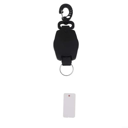 Scuba Diving with Stainless Steel Wire Rope, Retractable Lanyard for Dive Gear, Anti-Lost Clip for Underwater Equipment, Spearfishing Holder