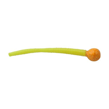 Berkley PowerBait Floating Mice Tails Fishing Soft Bait (1) - color: Orange Silver/Chartreuse, size: 2"