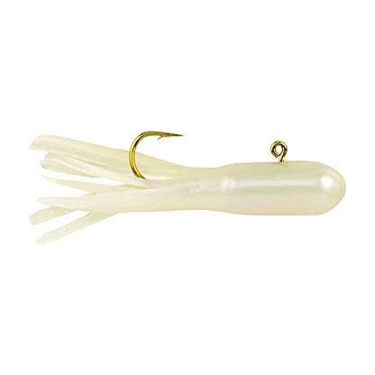 Berkley PowerBait Pre-Rigged Atomic Tubes Fishing Soft Bait - color: Pearl, size: 1/64 oz