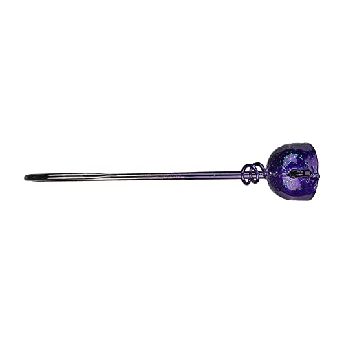 Buckeye Lures Spot Remover Magnum Jig Head with Heavy-Duty Spring & Sharp Nickel Hook for Soft Plastic Bass Fishing Baits - 5 Pack - color: June Bug, size: 1/8 oz