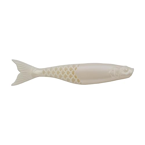 Berkley PowerBait PowerStinger Fishing Soft Bait - color: Pearl White, size: 4 1/4"