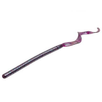 Strike King Zeus Worm Soft Bait - color: 42 - Junebug