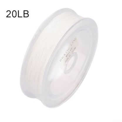 for Braided Fly Line Backing 50m Dacron Fishing Leader with Loop for Trout Bass Salmon Freshwater Saltwater Anglers Strong Low Stretch - size: A