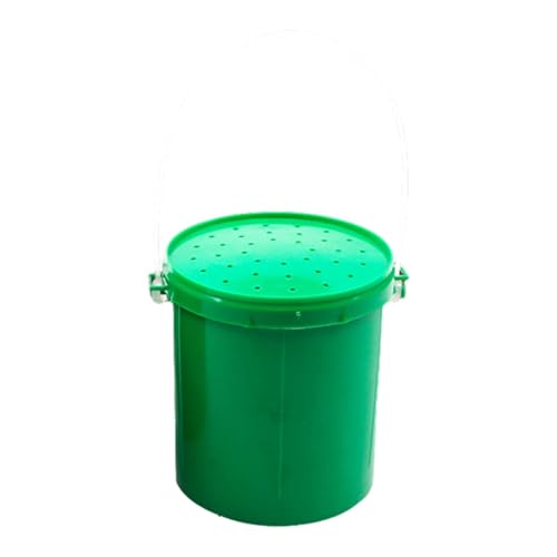 Worm Bait Holder Bucket, Fishing Bait Case,Container,Multifunctional Gear,Fishing Tool,Storage Box for Boat Freshwater,Lovers - size: Small