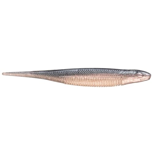 Strike King Strike King Spotlight Shim-E Minnow Fishing Lure, Soft Plastic Jerkbait, 6-Pack - color: Pro Blue Red Pearl, size: 5"
