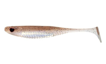 Nomad Design Spectre Minnow 3.25" Internal Foil System, Soft Paddletail - (5 Pack) - Live Ops for Fresh or Saltwater Inshore Species - color: Pink Shiner