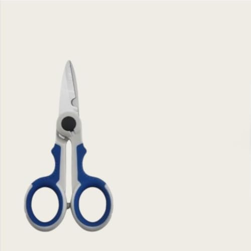 Fishing Scissors,3 in 1 Multi Tool Line Cutter,Stainless Steel Braided PE Line Scissors,Hook Sharpener for Fishing Tackle - color: Blue