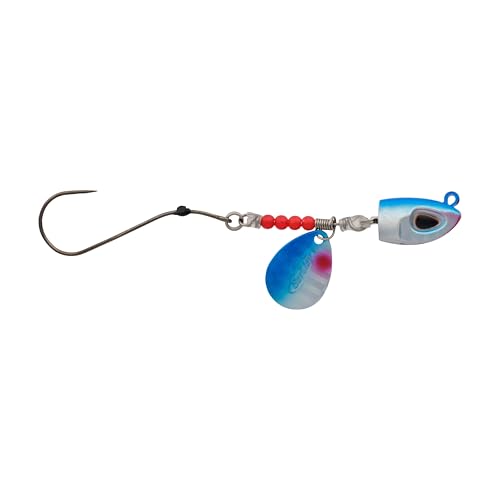 Berkley Bladed Rawler Jig - color: Blue Chrome, size: 1/2 oz - 1/0 Hook Size