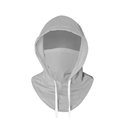 Cooling Balaclava Sun UV Protection Hood Breathable Full Head Mask Face Cover for Men Women Cycling Motorcycle Fishing - color: Light Gray