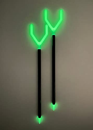 30" and 40" Extendable Rod Holder 2 and 4 Pack, Glow in Dark - style: 2 Pack