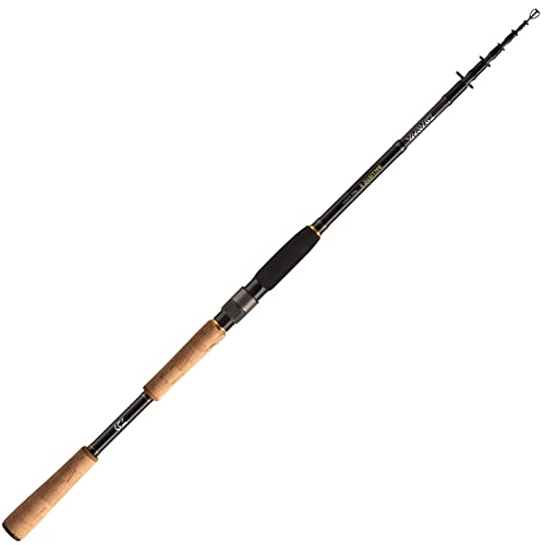 DAIWA Ballistic X Tele Spin, 8.86ft, Lureweight 0.53-1.76 Ounce, 7 Sections, Telescopic Spinning Fishing Rod