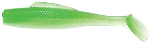 Z Man MinnowZ Soft Plastic Paddle Tail Swimbait - style: Lime Pearl
