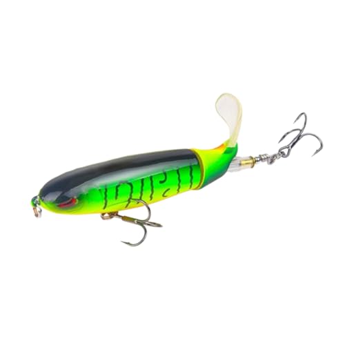 Bass Fishing Lures 3.94 Inch Artificial Hard Bait with Rotating Tail for Sea Bass Pike Aspius Perch Fishing Tackle Accessories