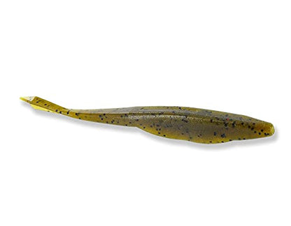 Yamamoto D-Shad - color: GREEN PUMPKIN (7 PACK), size: 5" D-SHAD